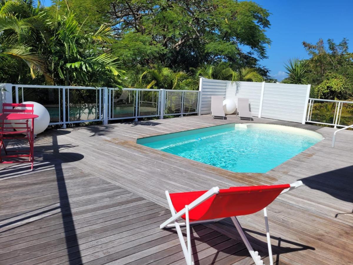 Villa Ste Marthe Avec Piscine, Grande Terrasse, Jardin Intime Et Citerne D'Eau Saint-Francois  Kültér fotó