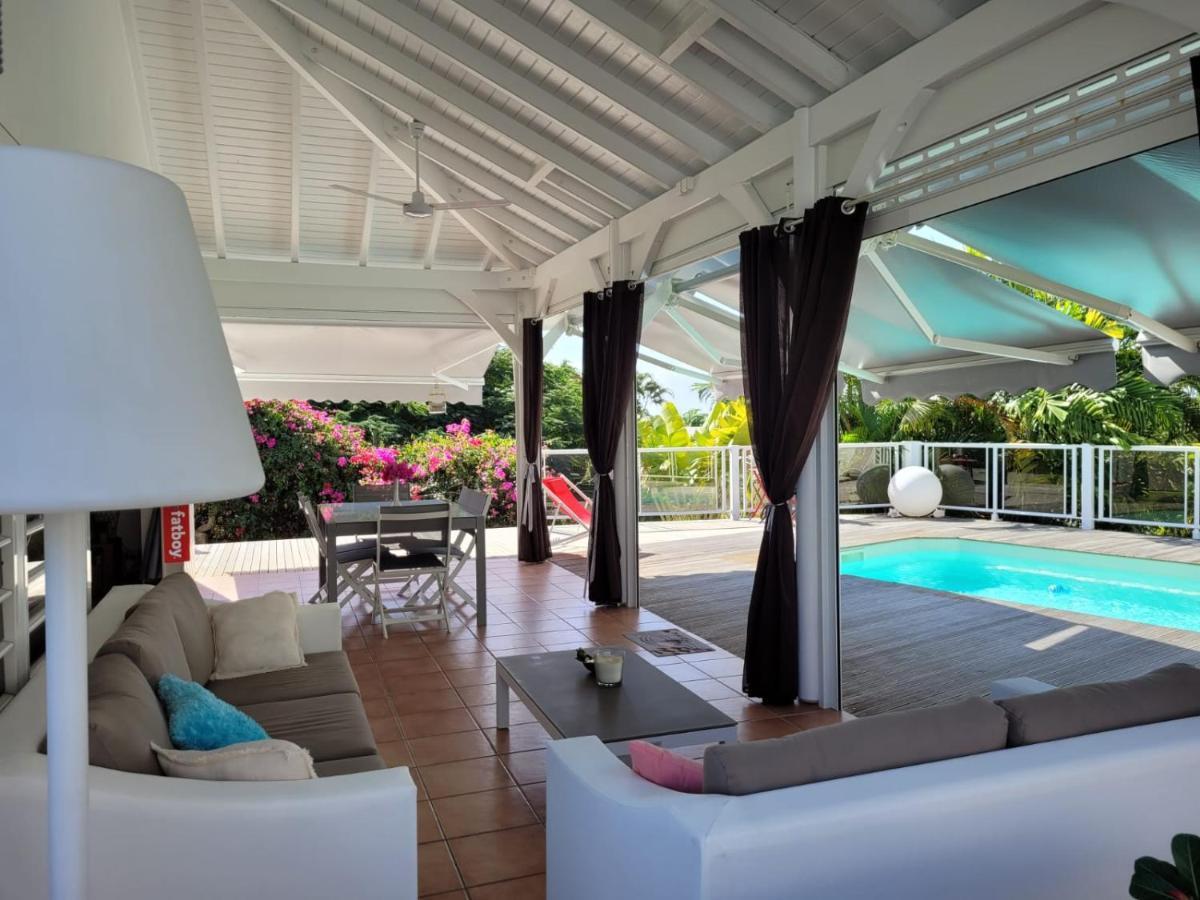 Villa Ste Marthe Avec Piscine, Grande Terrasse, Jardin Intime Et Citerne D'Eau Saint-Francois  Kültér fotó