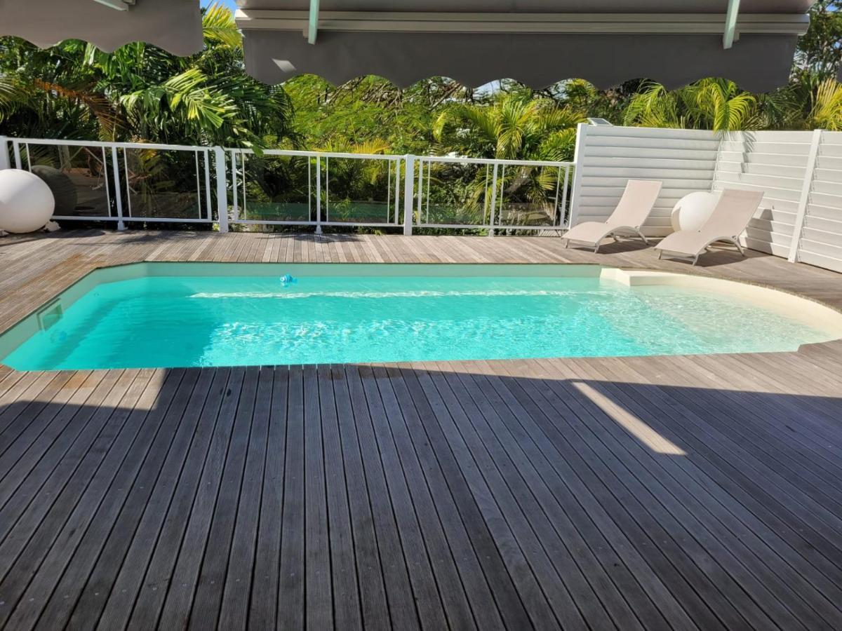 Villa Ste Marthe Avec Piscine, Grande Terrasse, Jardin Intime Et Citerne D'Eau Saint-Francois  Kültér fotó